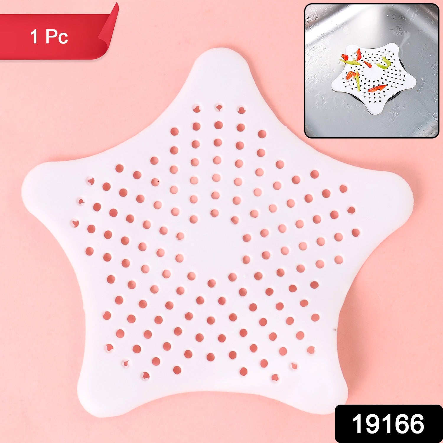Silicone Star Sink Filter for Bathroom & Basin Silicone Star Sink Filter for Bathroom & Basin